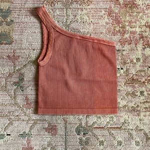 One shoulder nikibiki tank